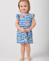 Bluey Dance All Day Flutter Skater Dress with Bodysuit