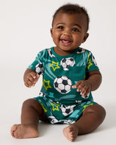Soccer Stars Pocket Shorty Romper