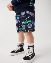 Monster Truck Madness Drawstring Shorts