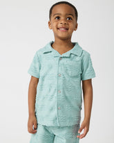 Coastal Rays Button Down Polo