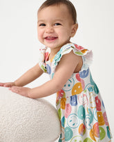 Positive Vibes Flutter Twirl Dress with Bodysuit