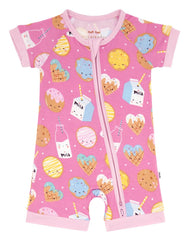 Pink Cookies & Milk Shorty Zippy
