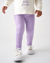 Lilac Haze Ribbed Legging