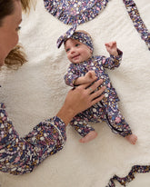 Midnight Petals Ruffle Mini Cloud Blanket®