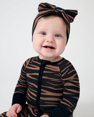 Wild Stripes Luxe Bow Headband