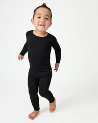 Black Two-Piece Pajama Set