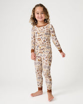 Savanna Friends Two-Piece Pajama Set