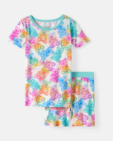 Gummy Giggles Two-Piece Short Sleeve & Shorts Pajama Set