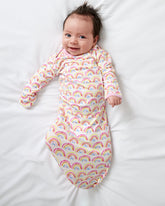Pastel Rainbows Infant Gown