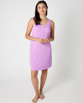 Soft Wisteria Women's Sleeveless Nightgown