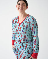 Spidey & His Amazing Friends Tiny Webs Women's Long Sleeve Pajama Top