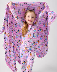 Bluey Dance All Day Pink Large Cloud Blanket®