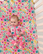 Secret Garden Fitted Crib Sheet