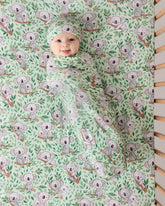Koala Cuddles Fitted Crib Sheet