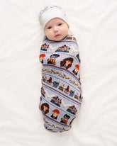 Harry Potter™ Spellbinding Studies Swaddle & Beanie Set