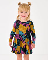 Disney Sally's Patchwork Twirl Dress with Bodysuit