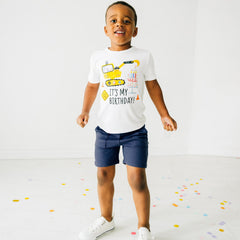 Birthday Builders Construction Graphic Tee