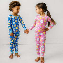 Two-Piece Long Sleeve & Pants PJ Set Bundle