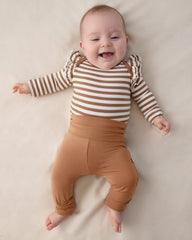Chestnut Brown Fold Over Legging
