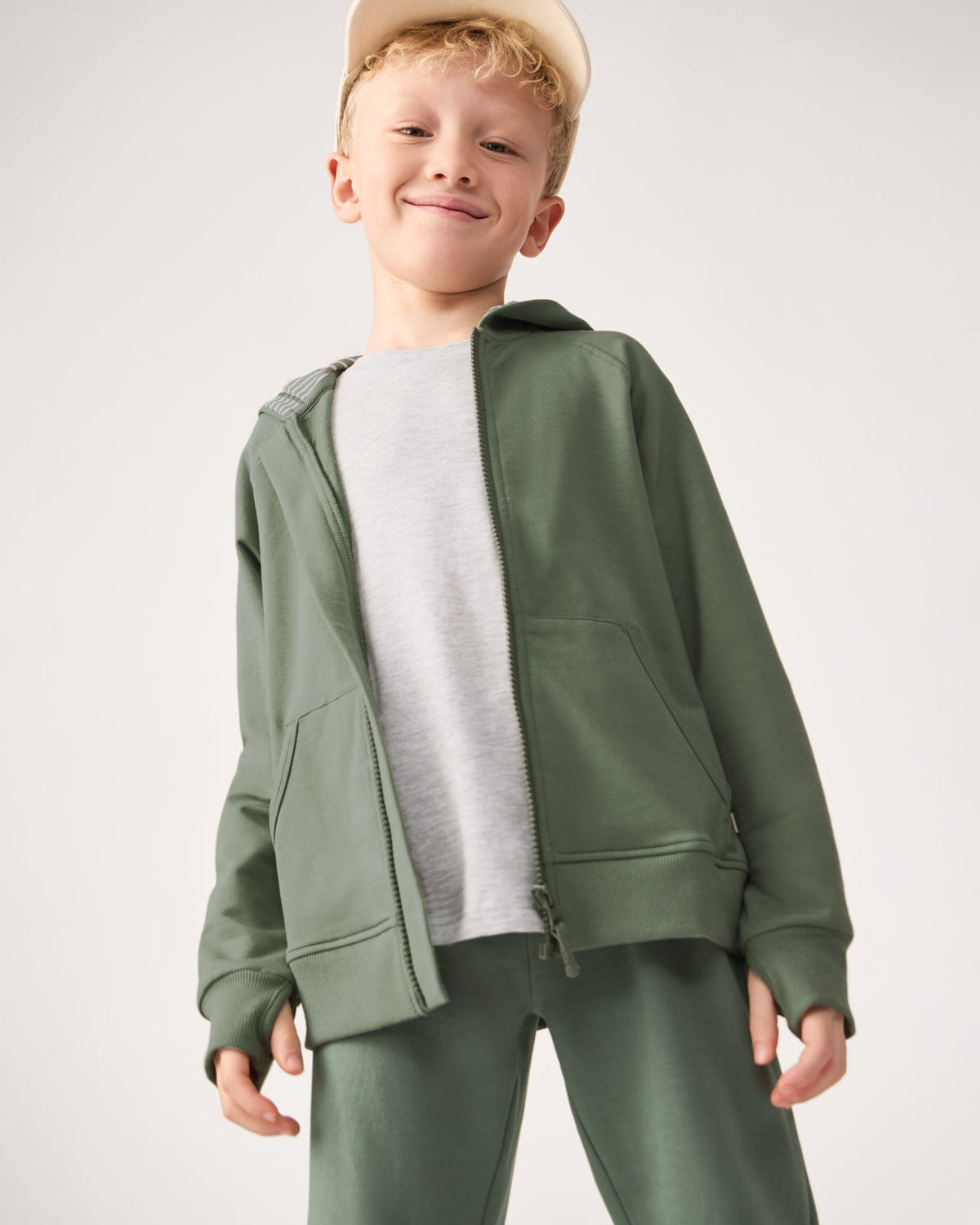 Moss Zip Hoodie