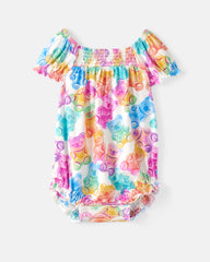 Gummy Giggles Smocked Bubble Romper