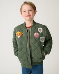 Disney Explore The Wild Quilted Varsity Jacket