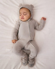 Dove Gray Bear Booties