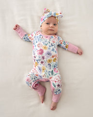 Tiny Blooms Crescent Zippy
