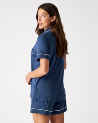 Indigo Women's Short Sleeve & Shorts Pajama Set