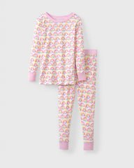 Pastel Rainbows Two-Piece Pajama Set