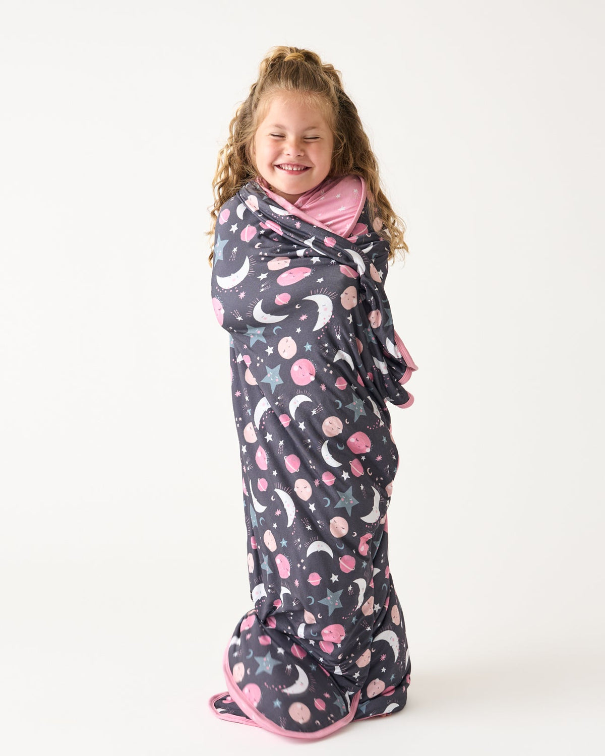 Pink To the Moon & Back Large Cloud Blanket®