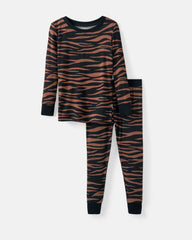 Wild Stripes Two-Piece Pajama Set