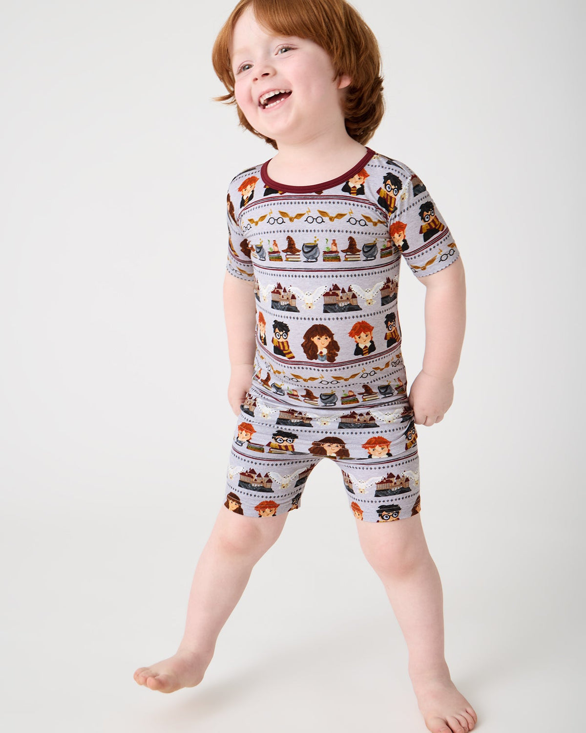 Harry Potter™ Spellbinding Studies Two-Piece Short Sleeve & Shorts Pajama Set