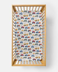 Tractor Tales Fitted Crib Sheet
