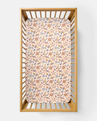Savanna Friends Fitted Crib Sheet