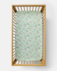 Koala Cuddles Fitted Crib Sheet
